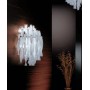Axo Light Aura Applique Vetro di Murano Acciaio Lucido 6 Colori