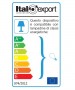 Italexport Centottanta Ventilatore da Soffitto LED 2 Colori