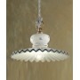 Ferroluce Roma C395 SO Lampadario Rustico in Ceramica 1 Luce