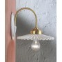 Ferroluce L'Aquila C012 AP Lampada Rustica Parete Ceramica