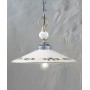 Ferroluce Asti C161 SO Lampadario Rustico in Ceramica 1 Luce
