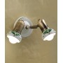 Ferroluce Savona C563 AP Lampada Parete in Ceramica 2 Luci