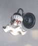Ferroluce Chieti C172 AP Lampada Parete Rustica Ceramica 1 Luce