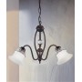 Ferroluce Ferrara C194/3 LA Lampadario Rustico Ceramica 3 Luci