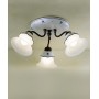 Ferroluce Ferrara C310 PL Lampada Soffitto Rustica 3 Luci