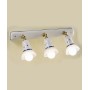 Ferroluce Treviso C277 AP Lampada Parete Rustica Ceramica 3 Luci