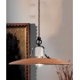 Ferroluce Bologna C823 SO Lampadario Rustico Ceramica 1 Luce