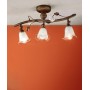 Ferroluce Siena C1186/3 PL Lampada Soffitto Ceramica 3 Luci