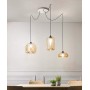 FABAS Fiona 3496-47-125 Lampadario Moderno Ambra 3 Luci