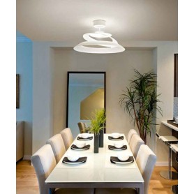 FABAS Aragon 3357-65-102 Lampada Moderna da Soffitto Bianco LED