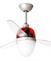 Italexport Swing 1247 Ventilatore da Soffitto LED Rosso