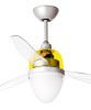 Italexport Swing 1248 Ventilatore da Soffitto LED Giallo
