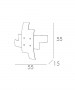 Toplight Tetris 1120/55 Plafoniera Parete/Soffitto