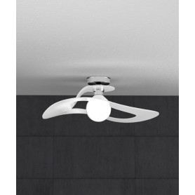 TOPLIGHT Surf 1145/PL50 BI Lampada da Soffitto 50cm Bianco