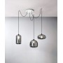 FABAS Fiona 3496-47-126 Lampadario Moderno Fumè 3 Luci