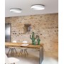 SIKREA Aloah PL45 Lampada Moderna da Soffitto a LED Vetro Bianco