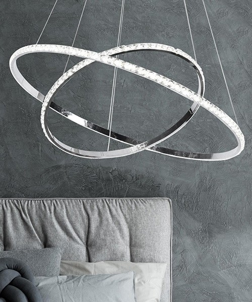 SIKREA Lux Lampadario Moderno a LED Dimmerabile