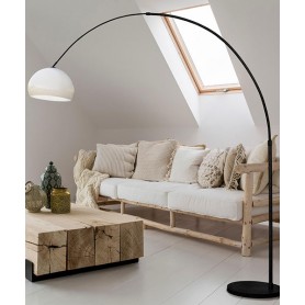SIKREA Arco 33656 Modern lamp from Earth to Black Arco