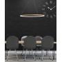 SIKREA Oslo/O 2529 Lampadario Moderno a LED-Tondo Ottone
