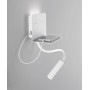 PERENZ Level 6636 B LC Modern Wall Lamp with USB Socket