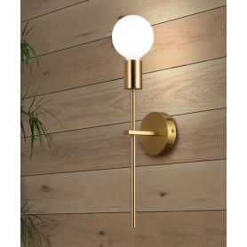 SIKREA Anna/A 2062 Modern Brass Wall Lamp