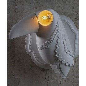 KARMAN Cubano Applique Wall Lamp in the Shape of a Toucan