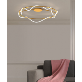 SIKREA Noemi/PL60 Lampada da Soffitto LED Interno 2 Colori