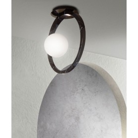 SIKREA Dea PL Modern Marble Effect Ceiling Lamp