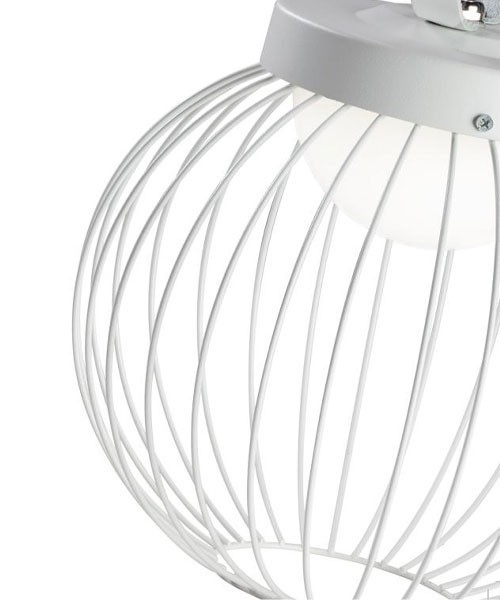 SOVIL Cage LED Outdoor Wall Lamp white