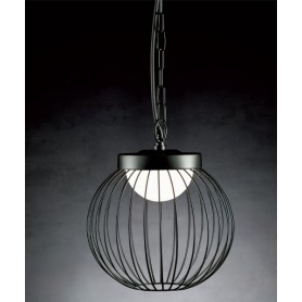 SOVIL Cage LED Outdoor Suspension Lamp black