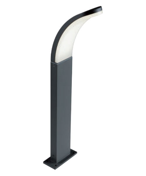 SOVIL Virgola 99199/16 Low Pole Grey Outdoor LED Lamp