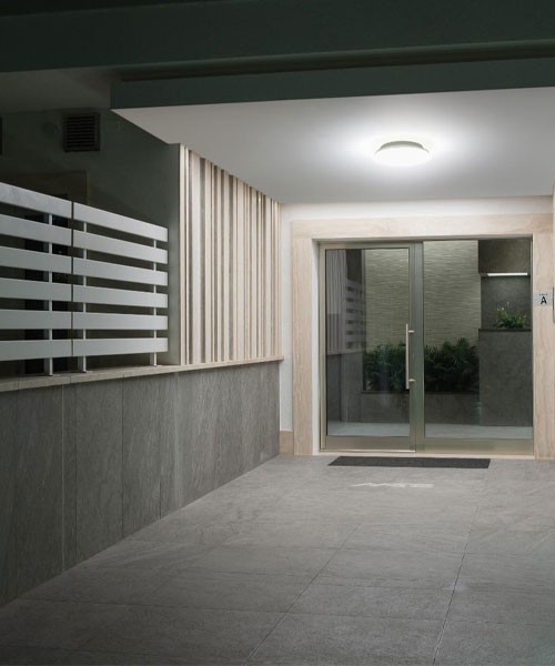 SOVIL Hilton 98509 Lampada per Esterno da Soffitto/Parete LED ambientata