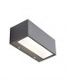 SOVIL Box 98582 Lampada per Esterno da Parete LED grigia