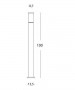 SOVIL Fidel 825-06 High Pole Outdoor Lamp Black E27 technical measures