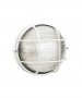 SOVIL Industriale Large Cage Round Outdoor Ceiling Lamp E27 white