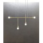 SIKREA Anna-4 7470 Modern Brushed Brass Chandelier 4 Lights