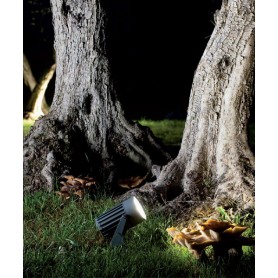 SOVIL Tube 99579-16 Adjustable Grey Spotlight with Stake for Outdoor set