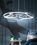 EXCLUSIVE LIGHT Flower S93 Modern LED Suspension Lamp 64w