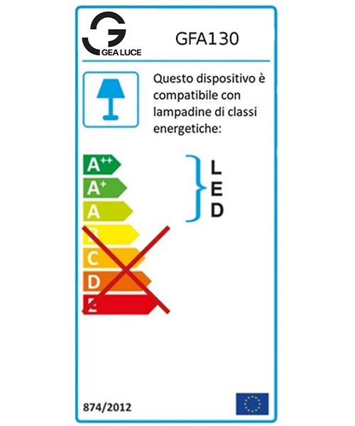 Lampada da terra E27 IP44 Stele – Gea Led