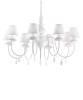 IDEAL-LUX Blanche SP8 Lampadario Classico 2 Colori