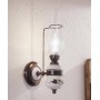 Ferroluce Pompei C560 Lampada Parete Rustica 1 Luce