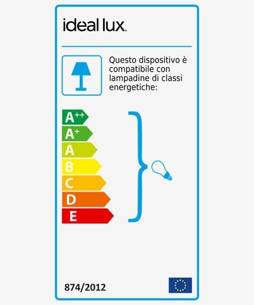 IDEAL-LUX Perlage AP3 Lampada da Parete 2 Colori