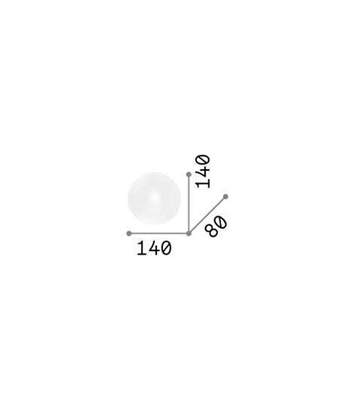 IDEAL-LUX Perlage AP3 Lampada da Parete 2 Colori