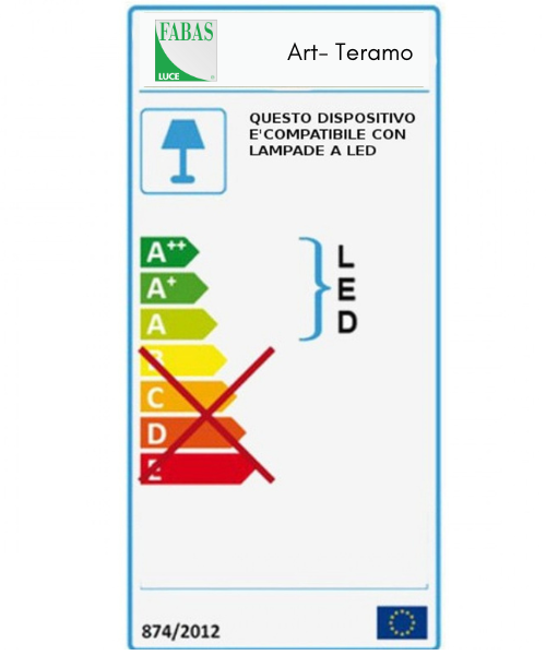 Teramo Fabas, Lume Tavolo Touch Dimmerabile