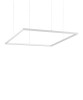 IDEAL-LUX Oracle Slim Square SP D070 on-off Lampadario LED 2 colori