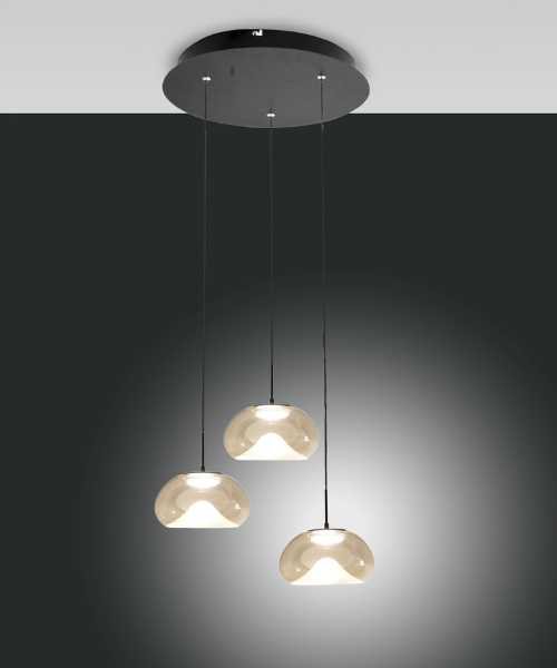 FABAS Brena 3755-47-241 Lampada Moderna a Sospensione Led 2 Colori