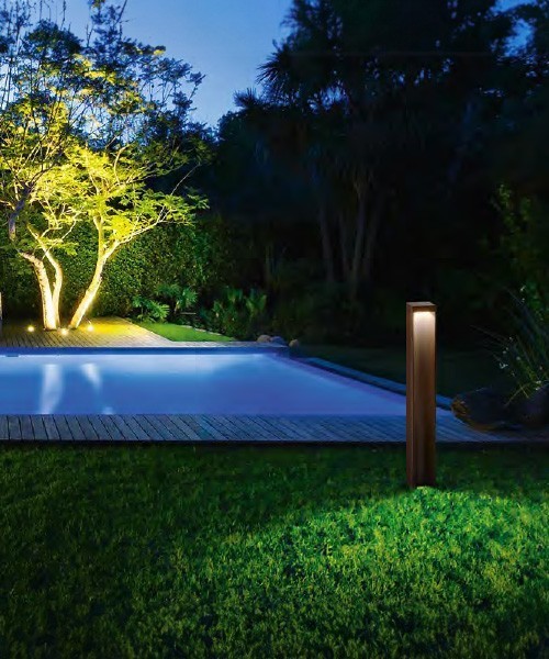 IDEAL-LUX Kurt PT 3000K Lampada da terra da Esterno 3 colori