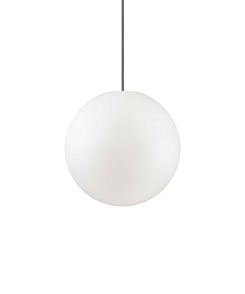 Lampada A Sospensione Ideal Lux MINIMAL SP1 – Vetro Bianco, Design Rotondo, Prodotta In Europa