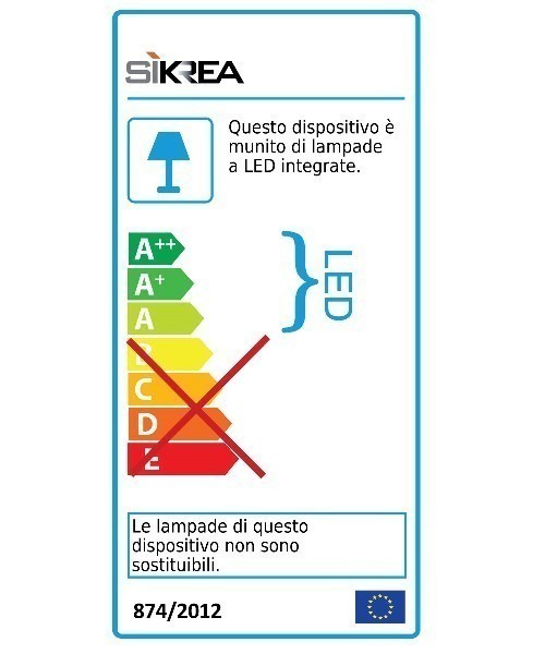 SIKREA Elia PL120D Lampada da soffitto a LED 2 colori Dimmerabile