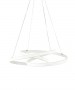 SIKREA Giove B Lampadario Moderno LED Bianco